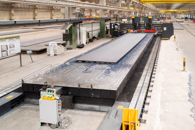 Tecoi TRF PowerDrive med stor arbeidsflate for tunge plateemner